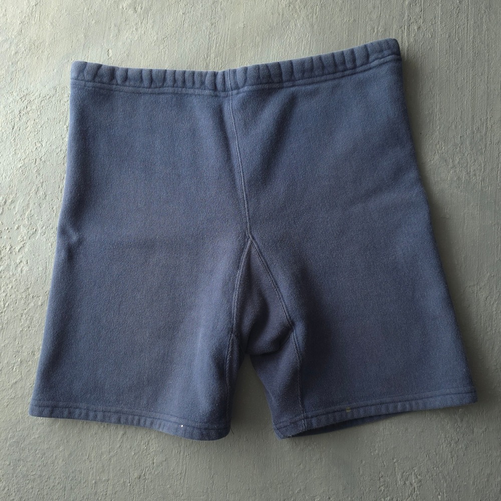 Vintage 80s MacGregor Sand-Knit Navy Fleece Shorts XL USA Made